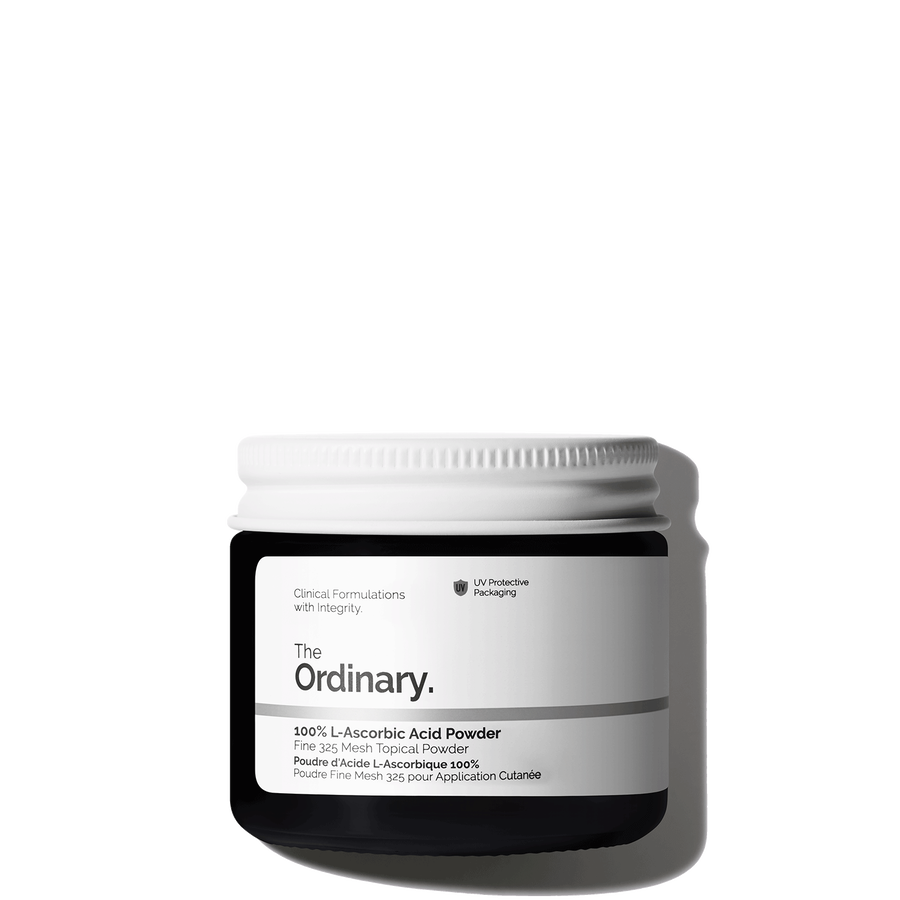 The Ordinary 100% L-Ascorbic Acid Powder pure Vitamin C for brightening, uneven skin tone, and anti-aging
